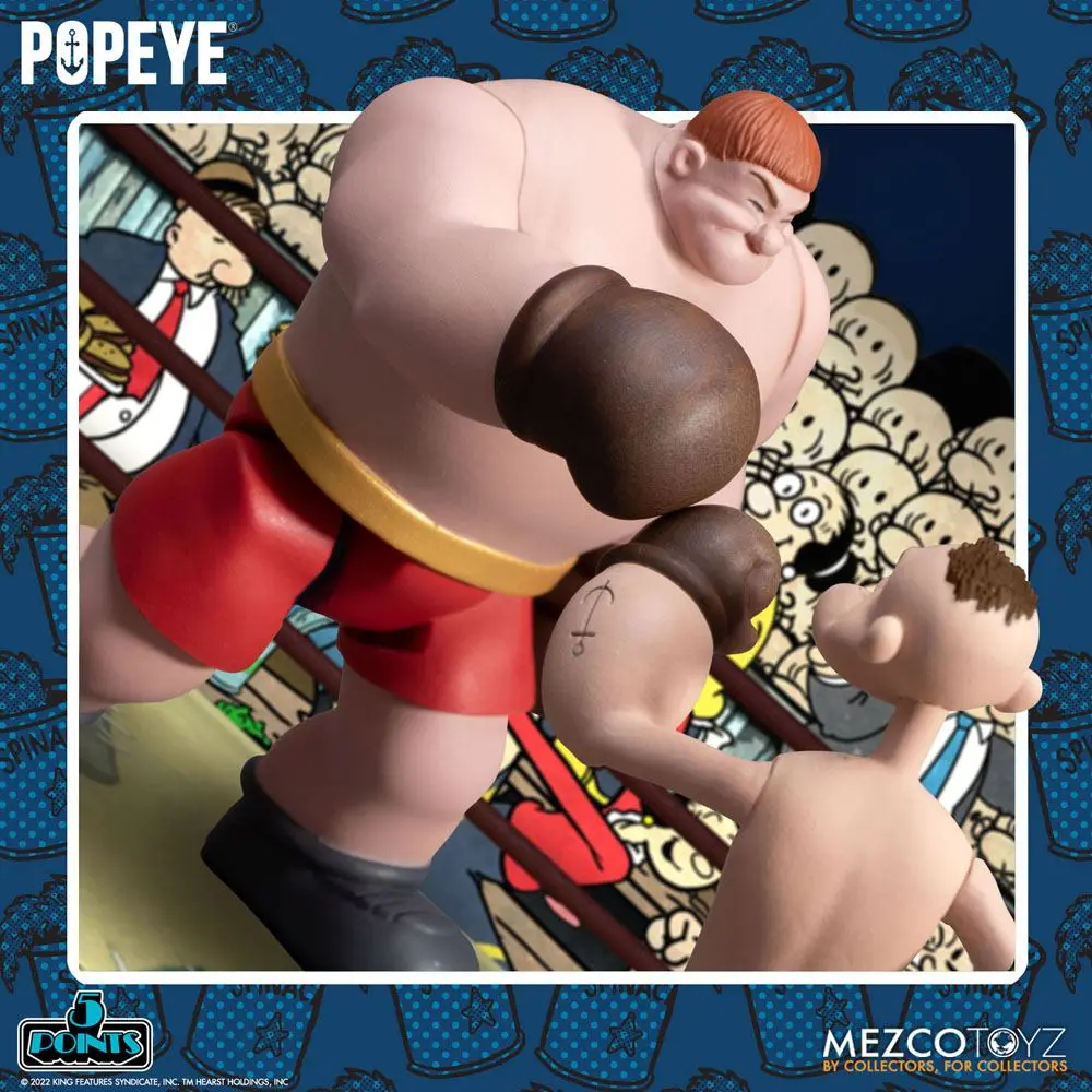 Popeye 5 Points Deluxe set figura Popeye & Oxheart 9 cm fotografija proizvoda