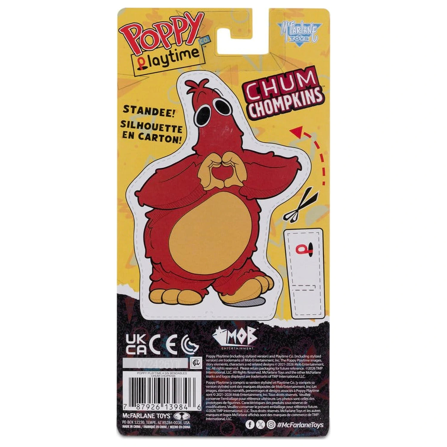 Poppy Playtime Bendables Akcijska figura Chum Chompkins 11 cm fotografija proizvoda