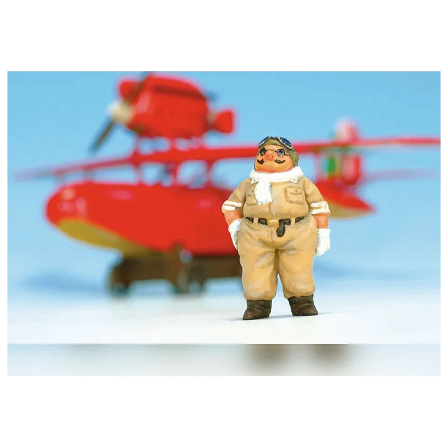 Porco Rosso Savoia S.21 Seaplane model kit + Porco Rosso figura fotografija proizvoda