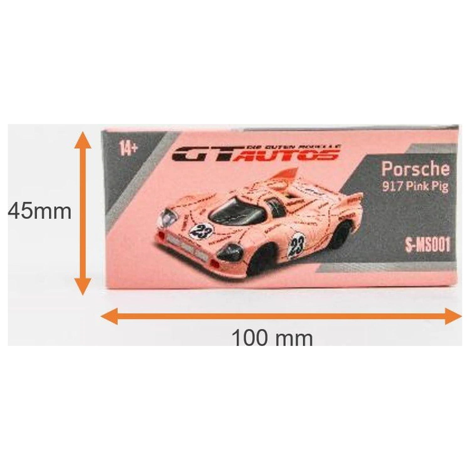 Porsche Diecast model 1/64 917/20 Pink Pig 7 cm fotografija proizvoda