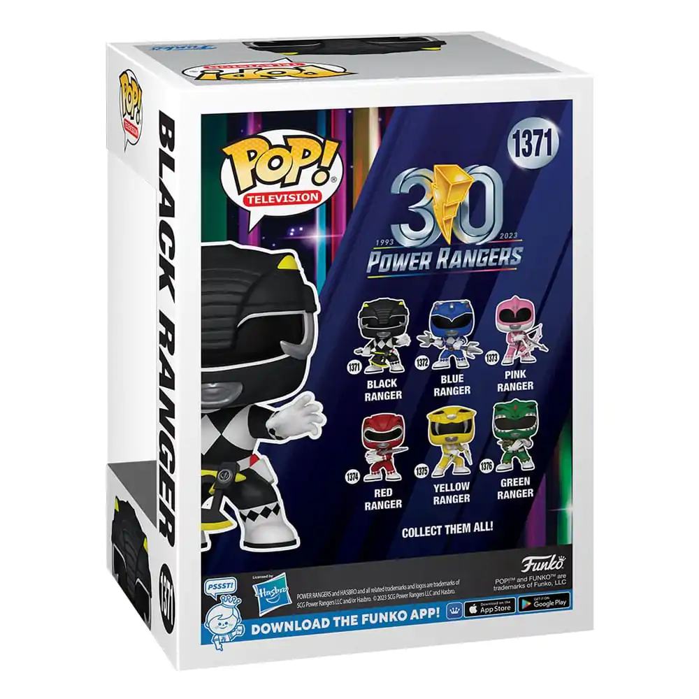 Power Rangers 30th POP! TV Vinyl Figura Crni Ranger 9 cm fotografija proizvoda