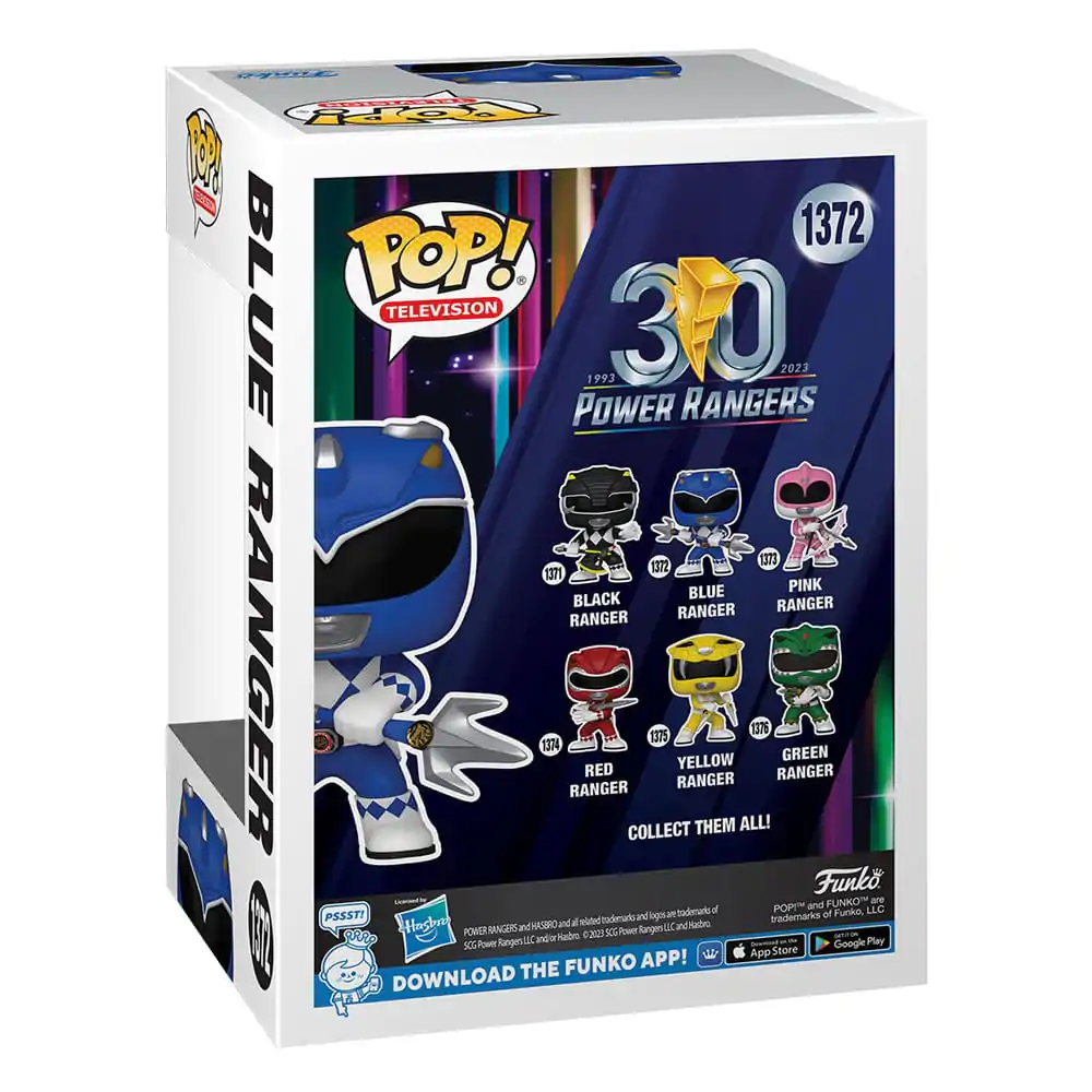 Power Rangers 30th POP! TV Vinyl figura Plavi Ranger 9 cm fotografija proizvoda