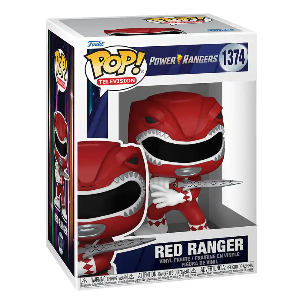 Power Rangers 30th POP! TV Vinil Figura Crveni Ranger 9 cm fotografija proizvoda