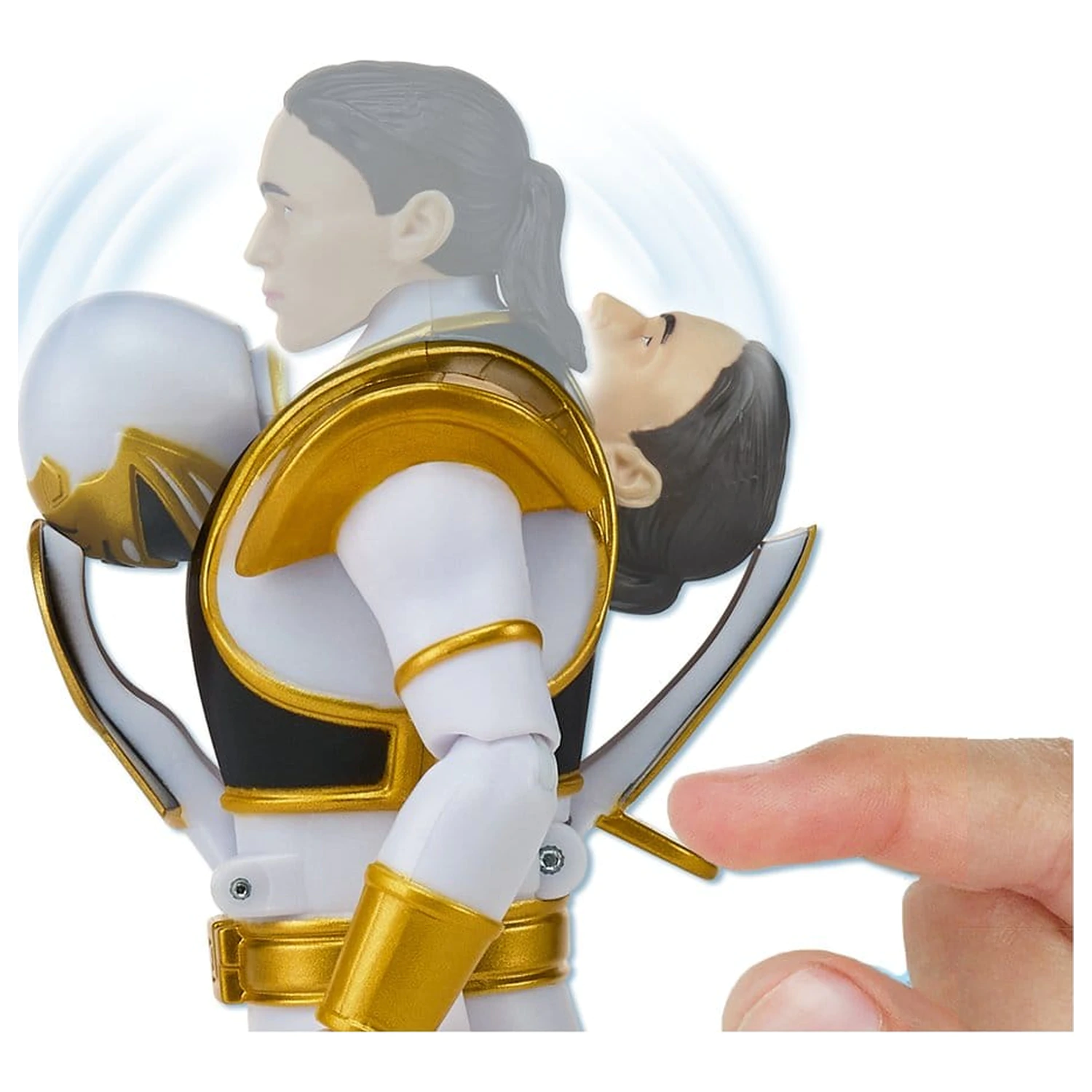 Power Rangers Auto-Morphin akcijska figura White Ranger 15 cm fotografija proizvoda