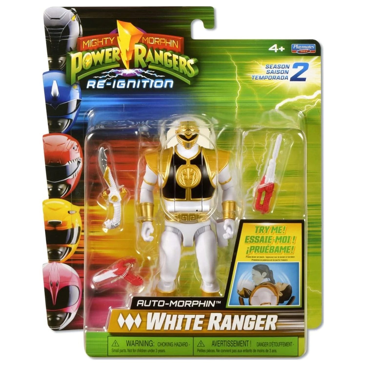Power Rangers Auto-Morphin akcijska figura White Ranger 15 cm fotografija proizvoda