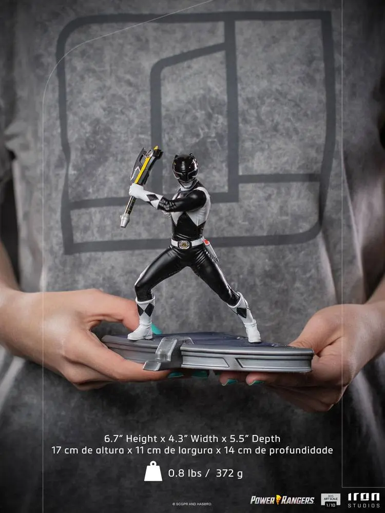 Power Rangers BDS Art Scale Statua 1/10 Black Ranger 17 cm fotografija proizvoda