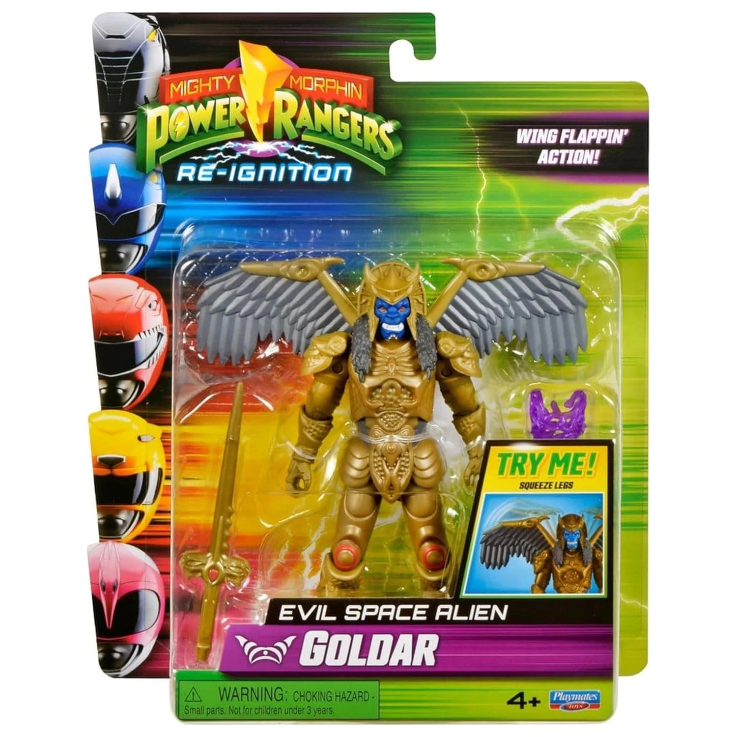 Power Rangers Evil Space Alien figura Goldar 13 cm fotografija proizvoda