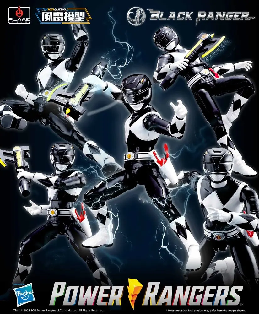 Power Rangers Furai Model plastični model komplet Black Ranger 13 cm fotografija proizvoda