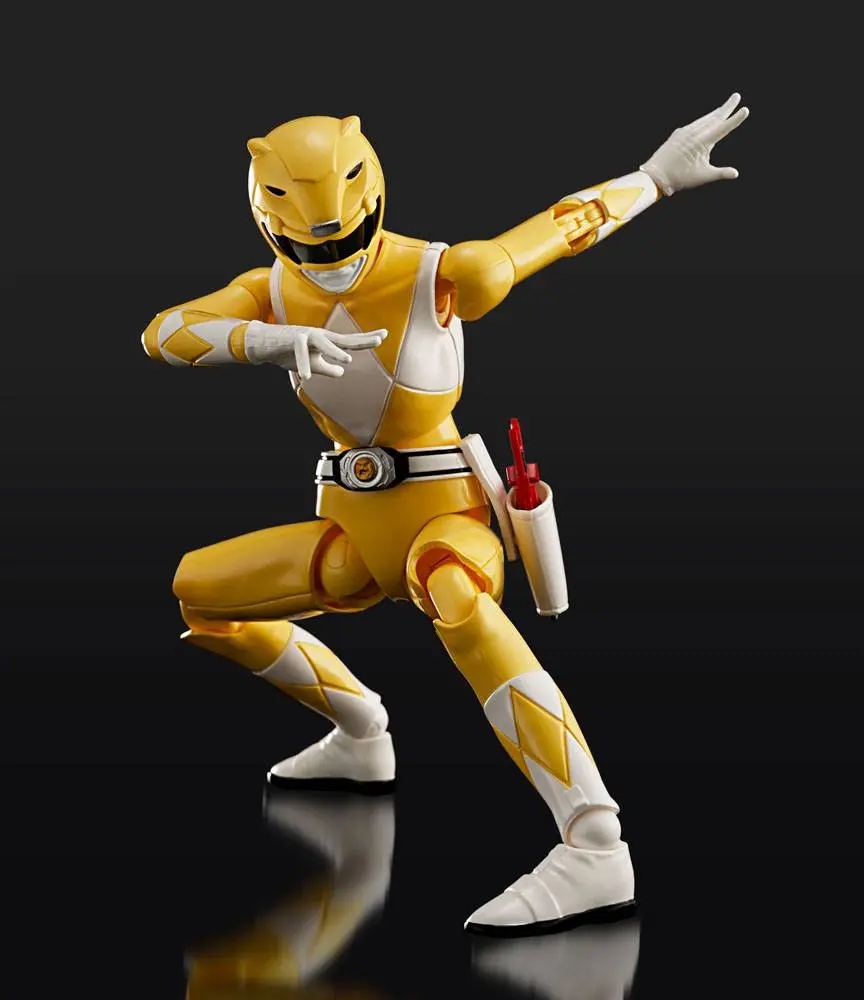 Power Rangers Furai Model Plastični model komplet Yellow Ranger 13 cm fotografija proizvoda