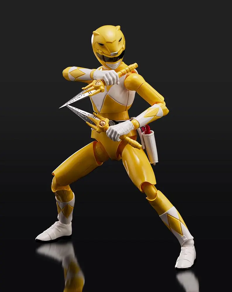 Power Rangers Furai Model Plastični model komplet Yellow Ranger 13 cm fotografija proizvoda