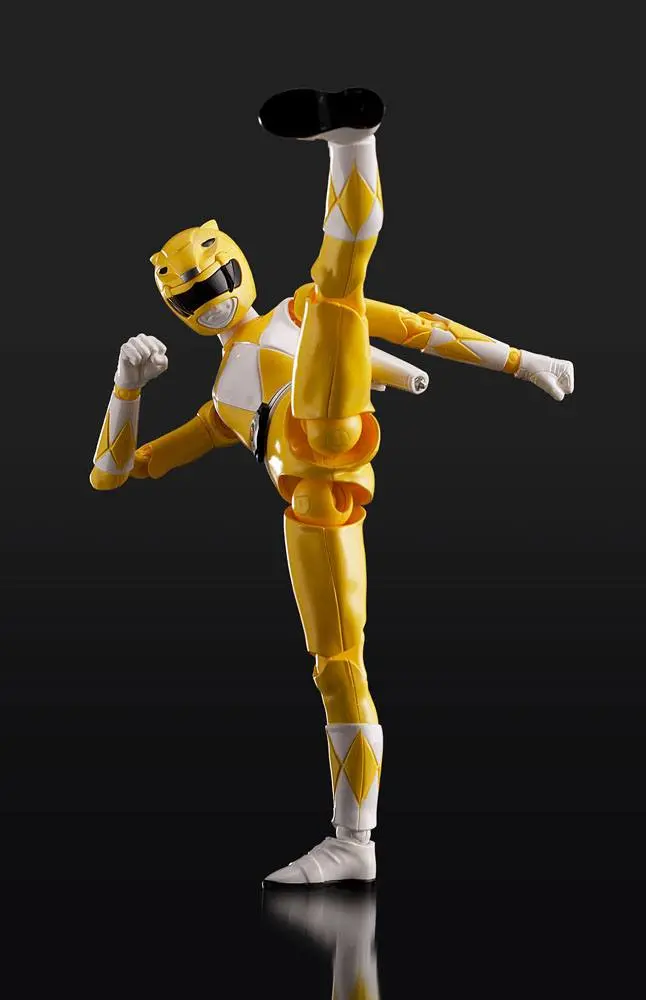 Power Rangers Furai Model Plastični model komplet Yellow Ranger 13 cm fotografija proizvoda