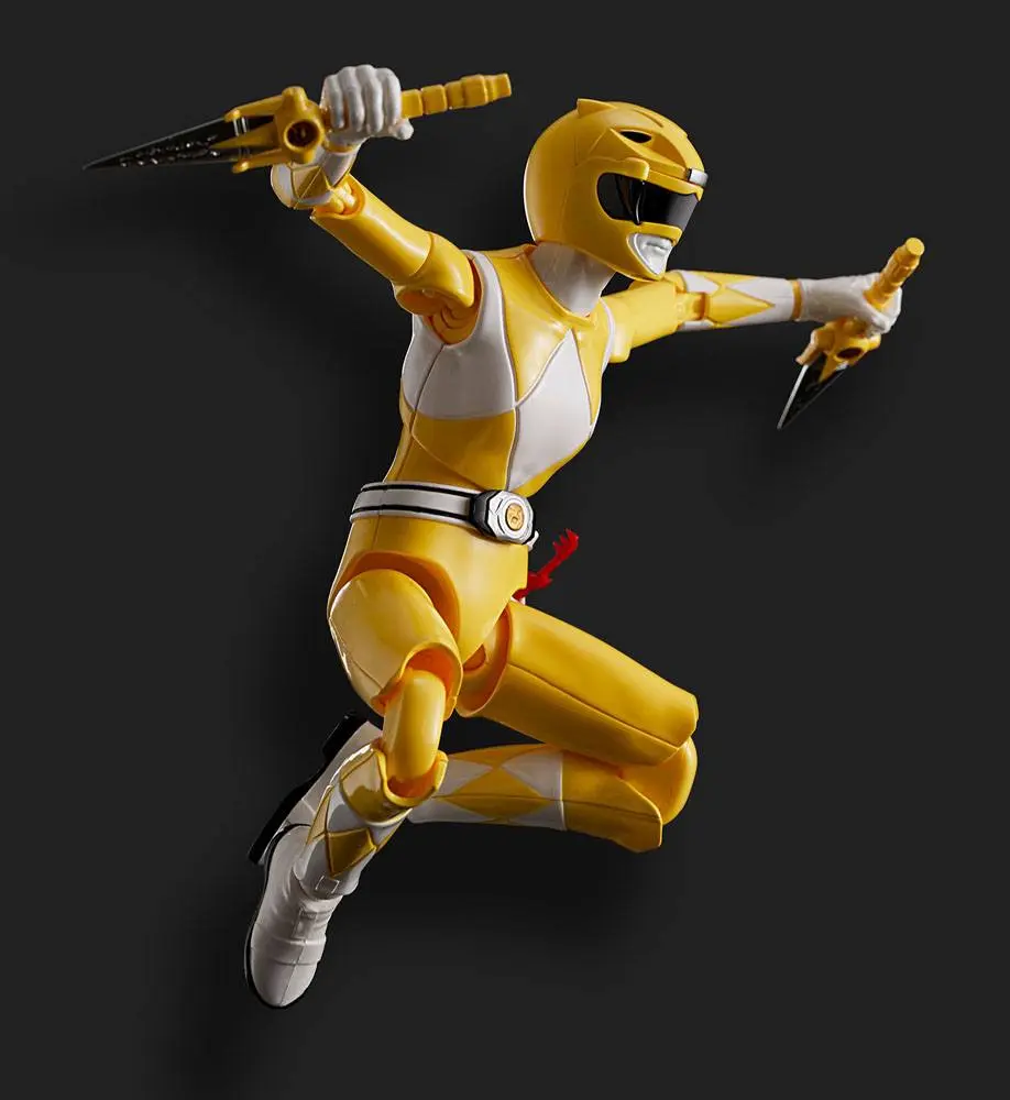 Power Rangers Furai Model Plastični model komplet Yellow Ranger 13 cm fotografija proizvoda