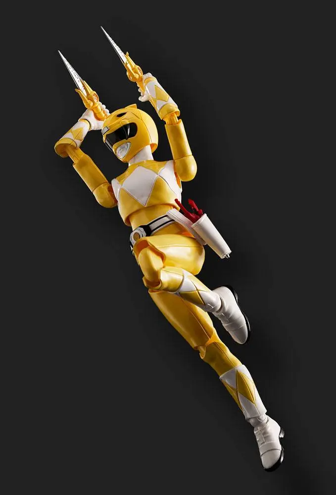 Power Rangers Furai Model Plastični model komplet Yellow Ranger 13 cm fotografija proizvoda