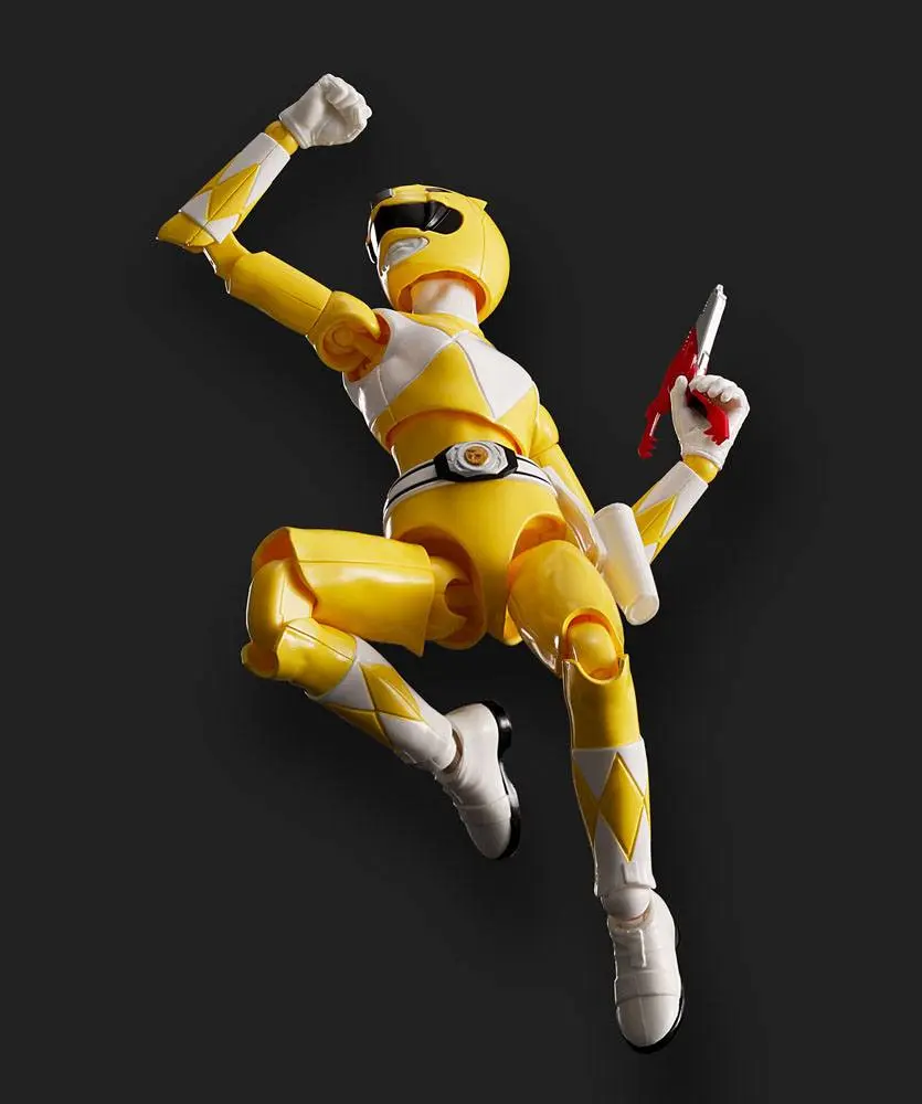 Power Rangers Furai Model Plastični model komplet Yellow Ranger 13 cm fotografija proizvoda