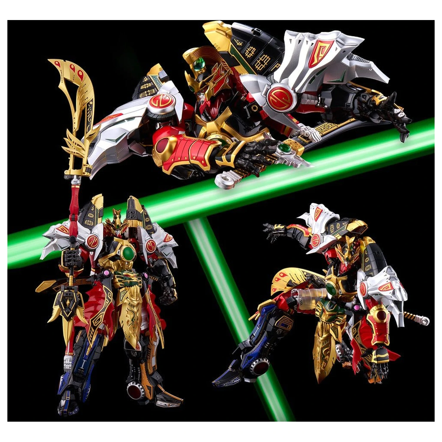 Power Rangers Go! Kuro Kara Combine Action Figure Thunder Megazord 28 cm fotografija proizvoda
