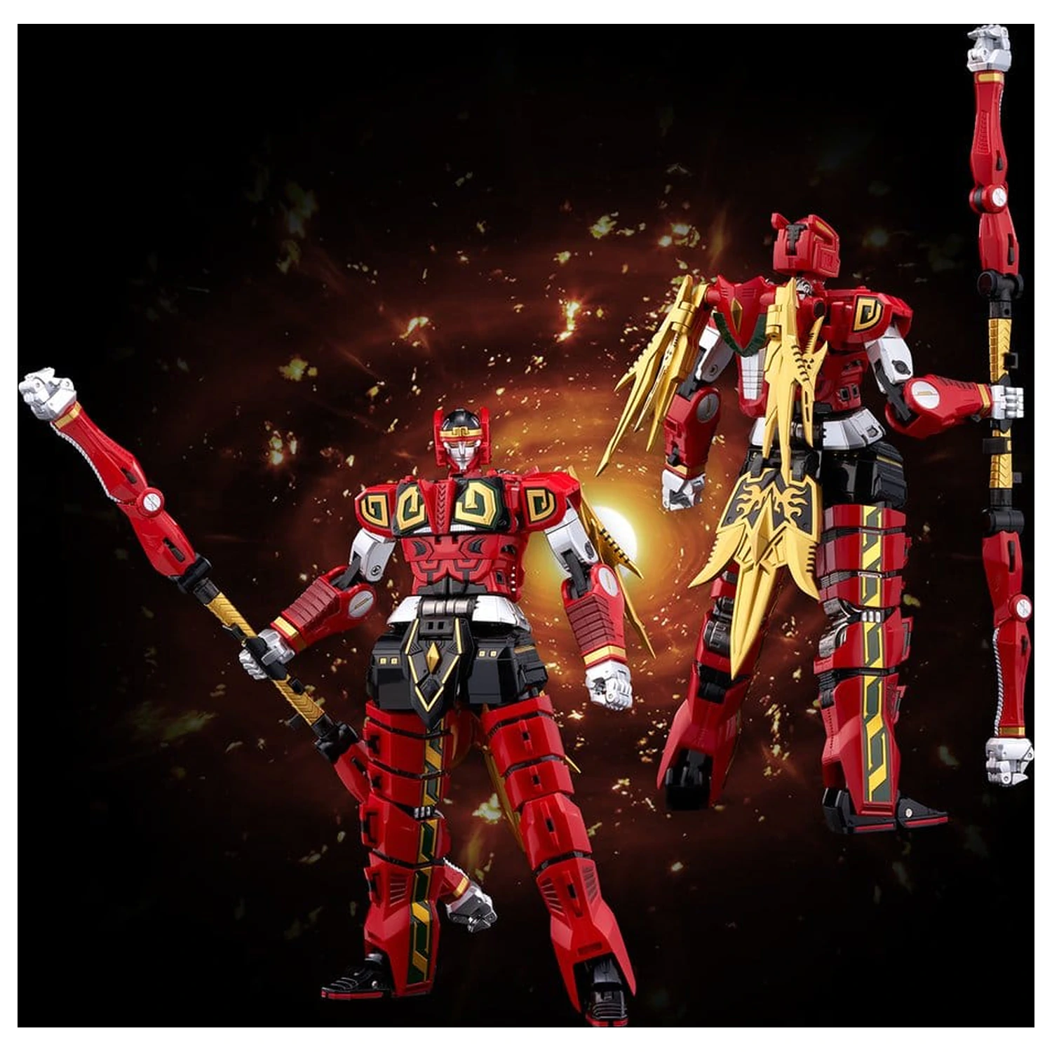 Power Rangers Go! Kuro Kara Combine Action Figure Thunder Megazord 28 cm fotografija proizvoda