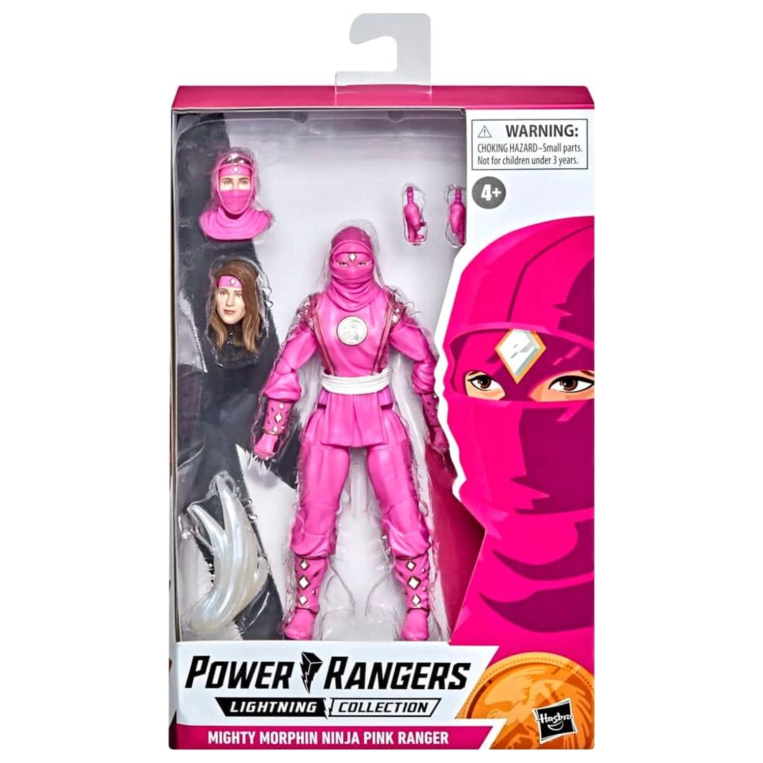 Power Rangers Lightning Collection Mighty Morphin Ninja Pink Ranger figura 15cm fotografija proizvoda