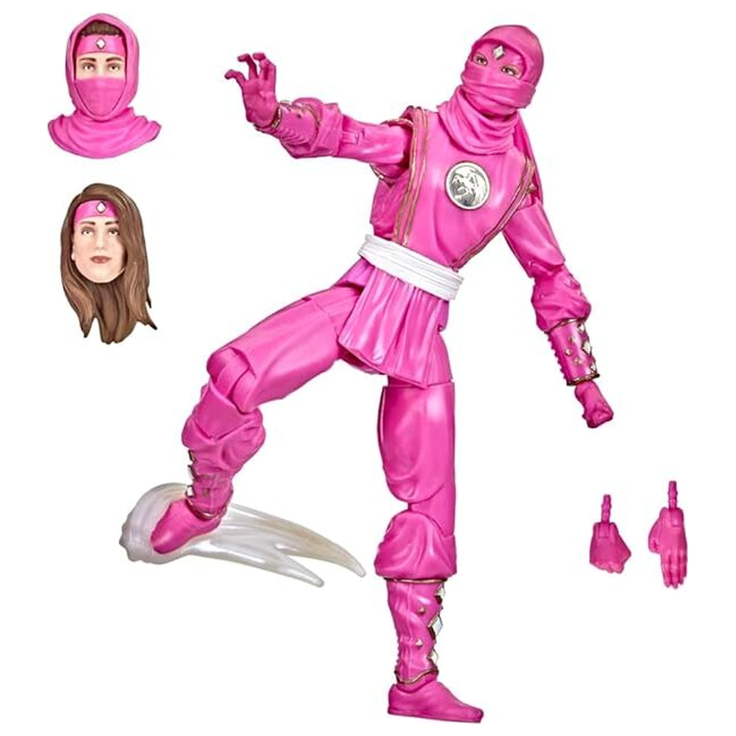 Power Rangers Lightning Collection Mighty Morphin Ninja Pink Ranger figura 15cm fotografija proizvoda