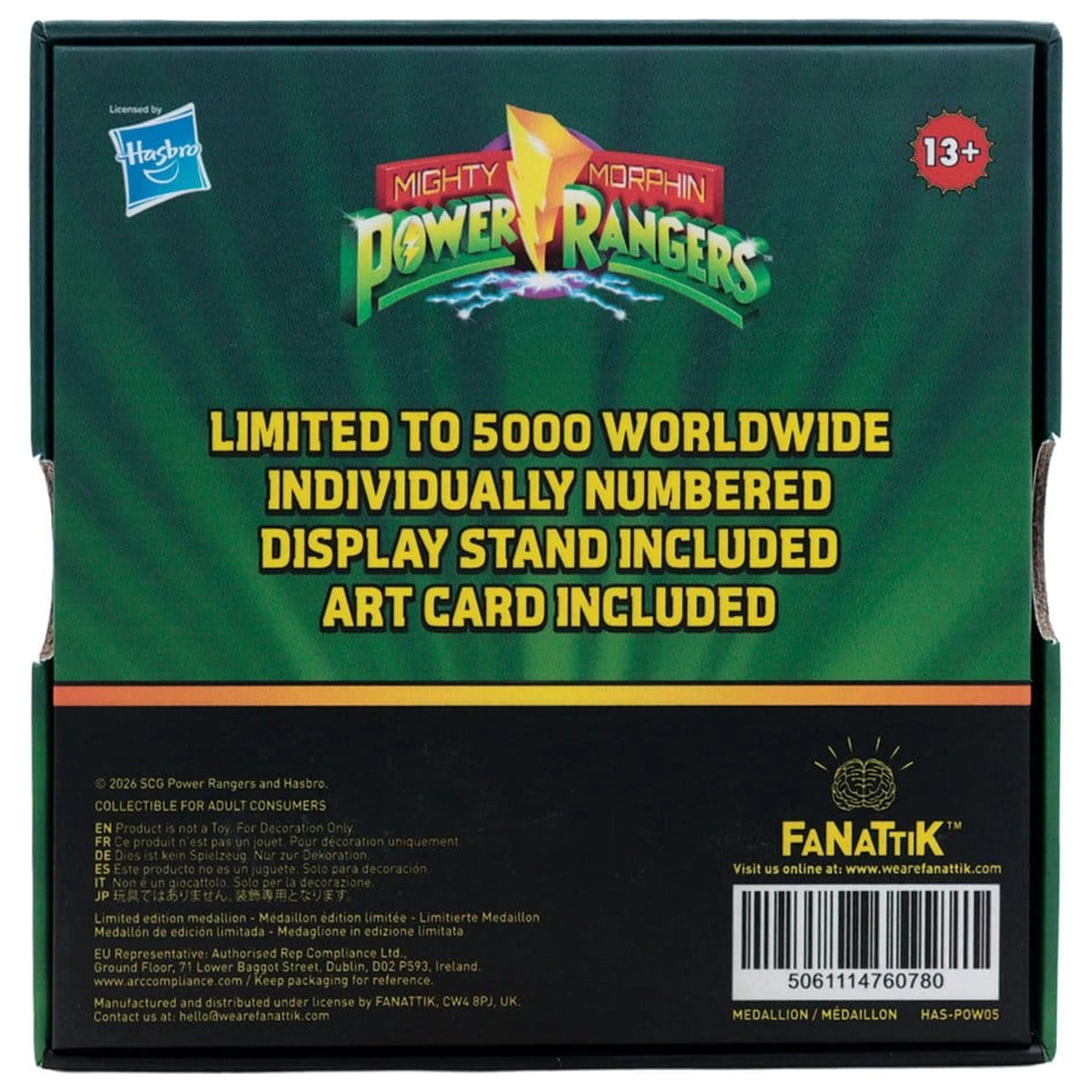 Power Rangers Medallion Megazord ograničeno izdanje fotografija proizvoda