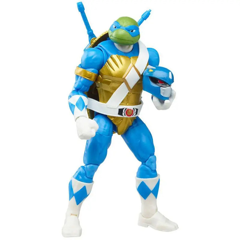 Power Rangers x TMNT Lightning Collection akcijske figure 2022 preobraženi Donatello & preobraženi Leonardo fotografija proizvoda