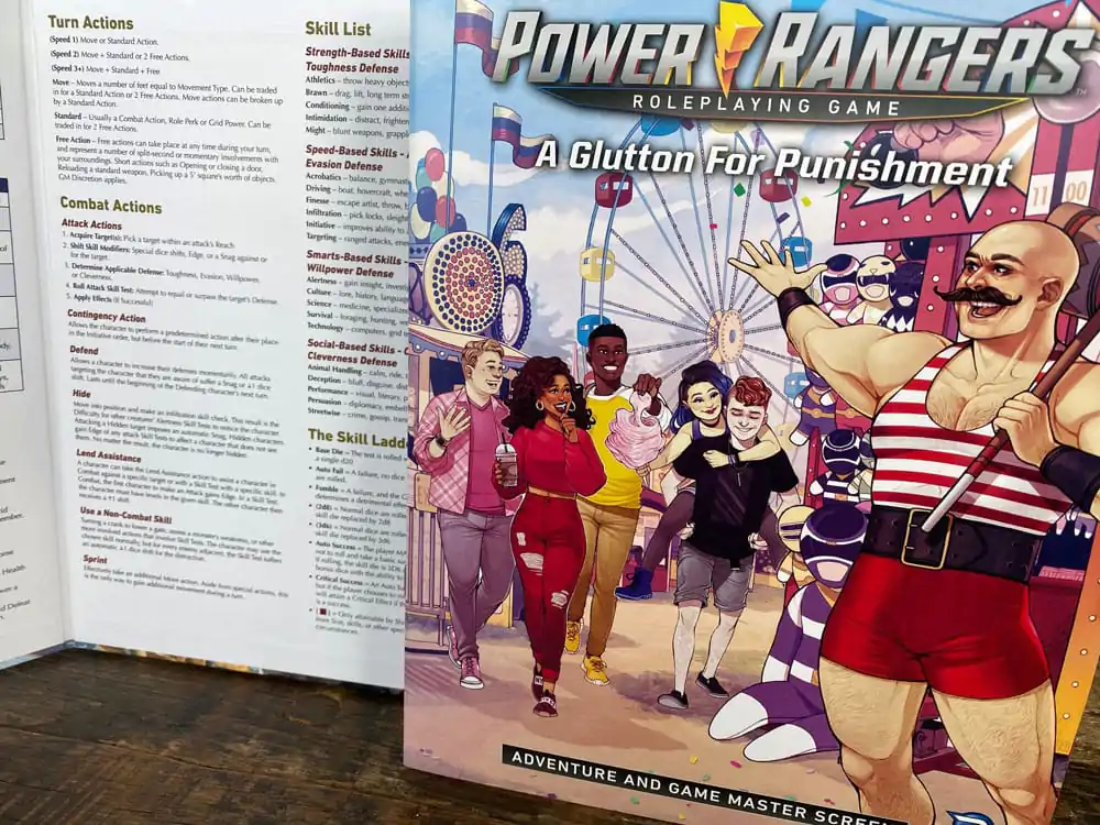 Power Rangers RPG knjiga A Glutton for Punishment Adventure & GM zaslon *Englische Version* fotografija proizvoda