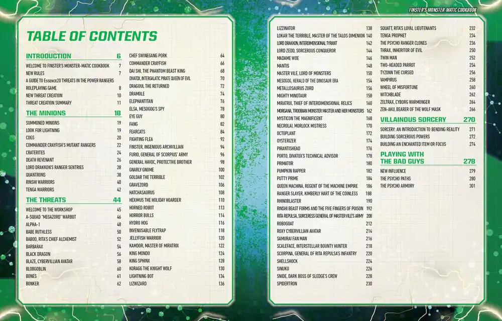 Power Rangers RPG knjiga Finster's Monster-Matic Cookbook Sourcebook *Englische Version* fotografija proizvoda