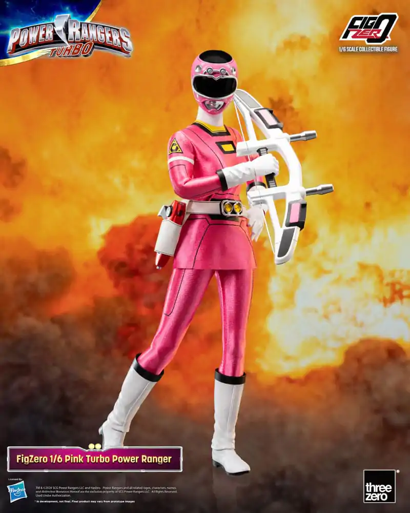 Power Rangers Turbo FigZero akcijska figura 1/6 Pink Turbo Power Ranger 30 cm fotografija proizvoda