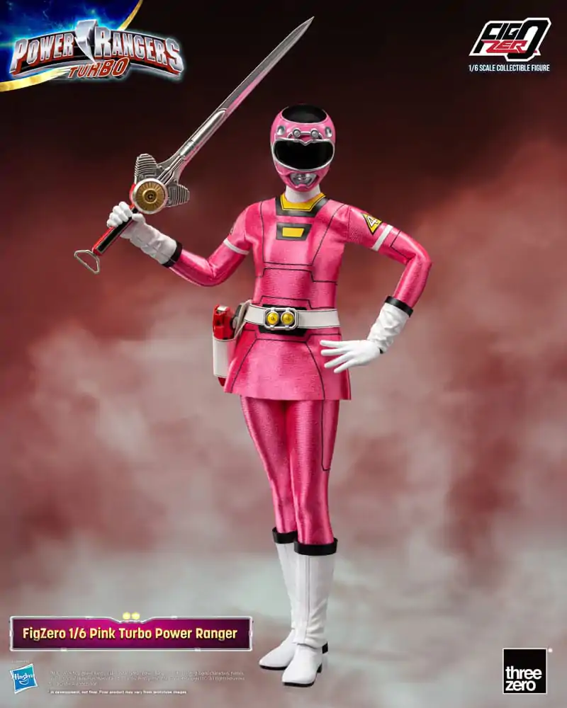 Power Rangers Turbo FigZero akcijska figura 1/6 Pink Turbo Power Ranger 30 cm fotografija proizvoda