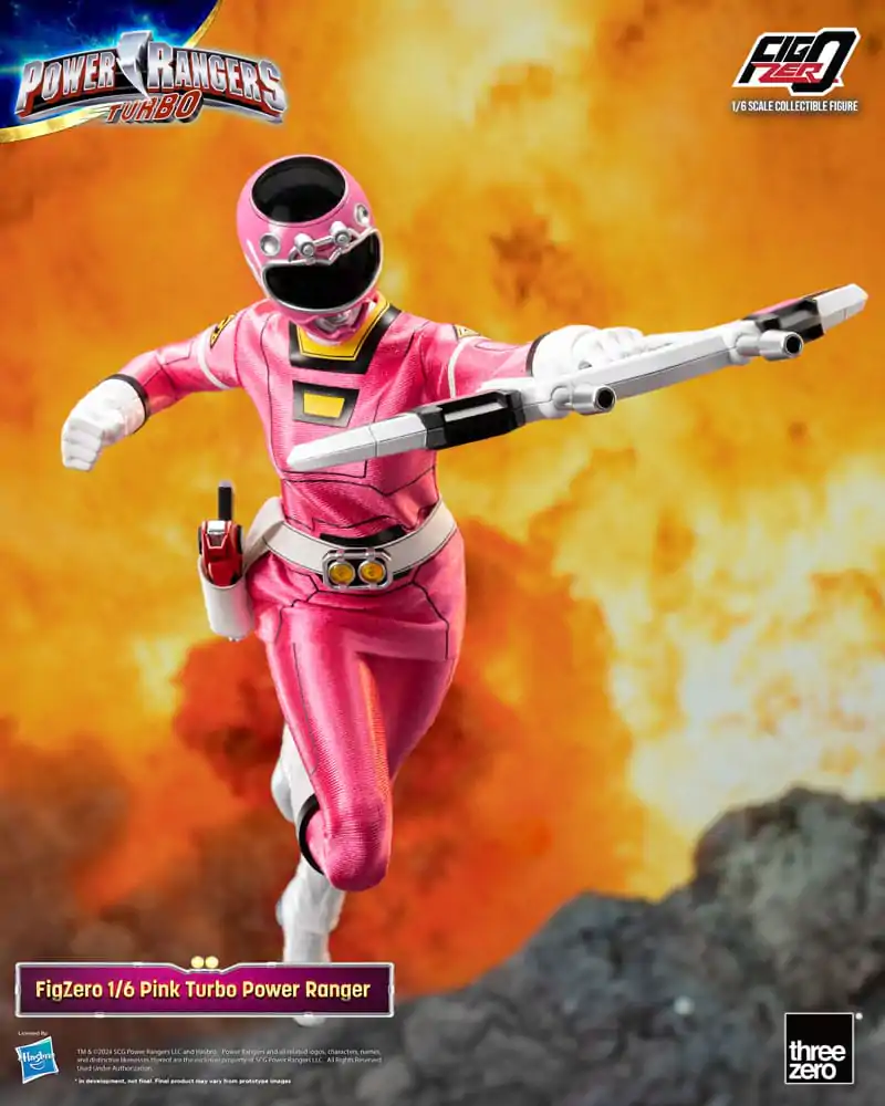 Power Rangers Turbo FigZero akcijska figura 1/6 Pink Turbo Power Ranger 30 cm fotografija proizvoda