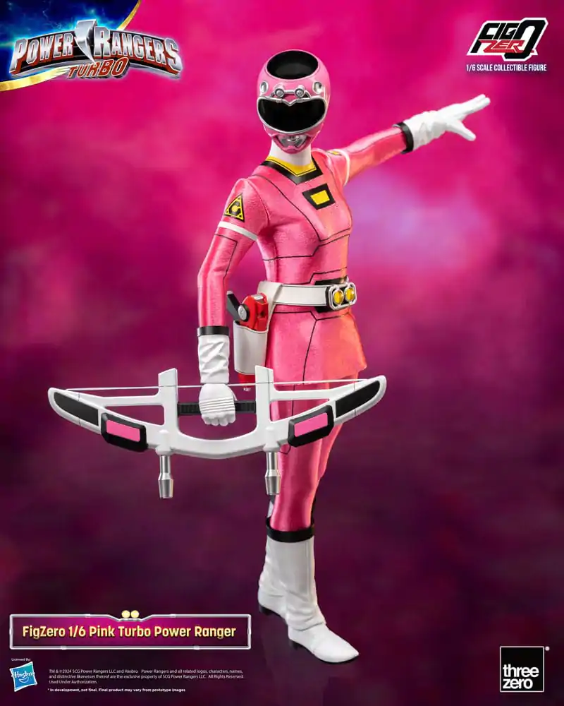 Power Rangers Turbo FigZero akcijska figura 1/6 Pink Turbo Power Ranger 30 cm fotografija proizvoda