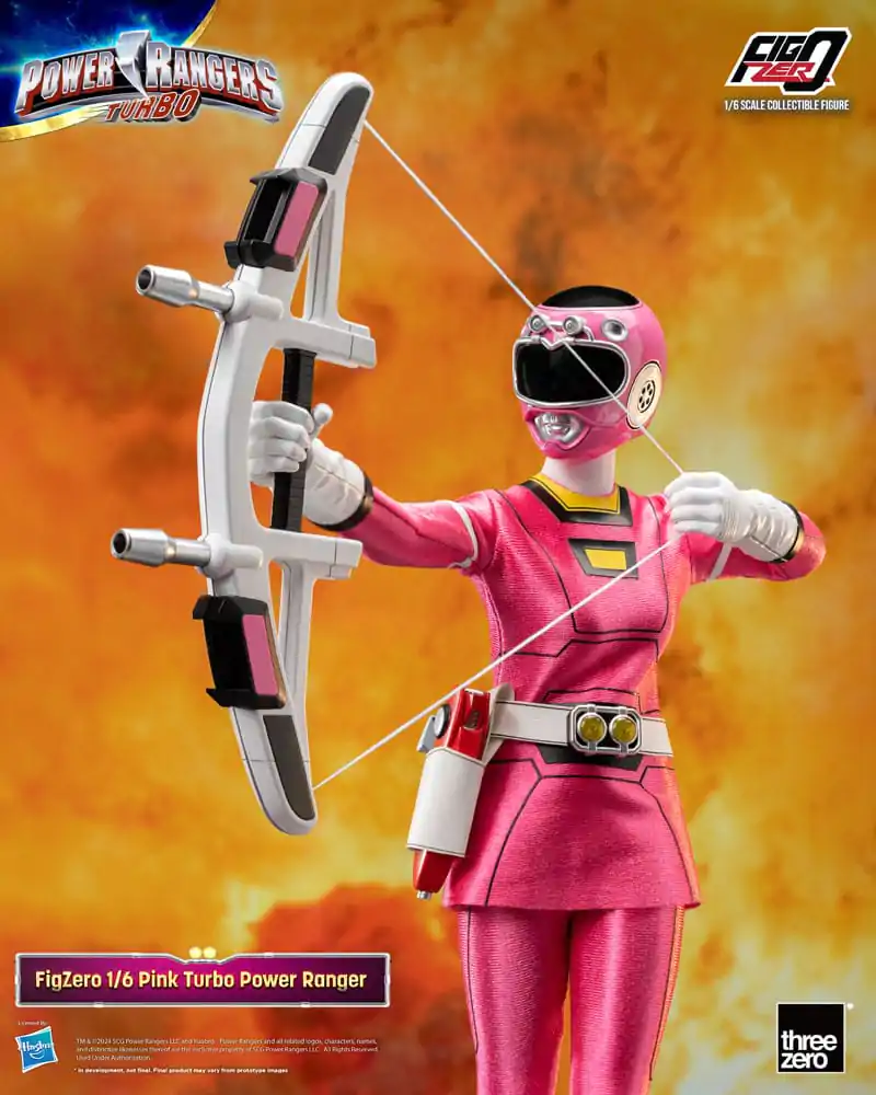 Power Rangers Turbo FigZero akcijska figura 1/6 Pink Turbo Power Ranger 30 cm fotografija proizvoda