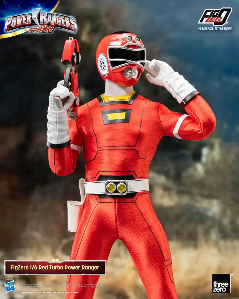 Power Rangers Turbo FigZero akcijska figura 1/6 Red Turbo Power Ranger 30 cm fotografija proizvoda