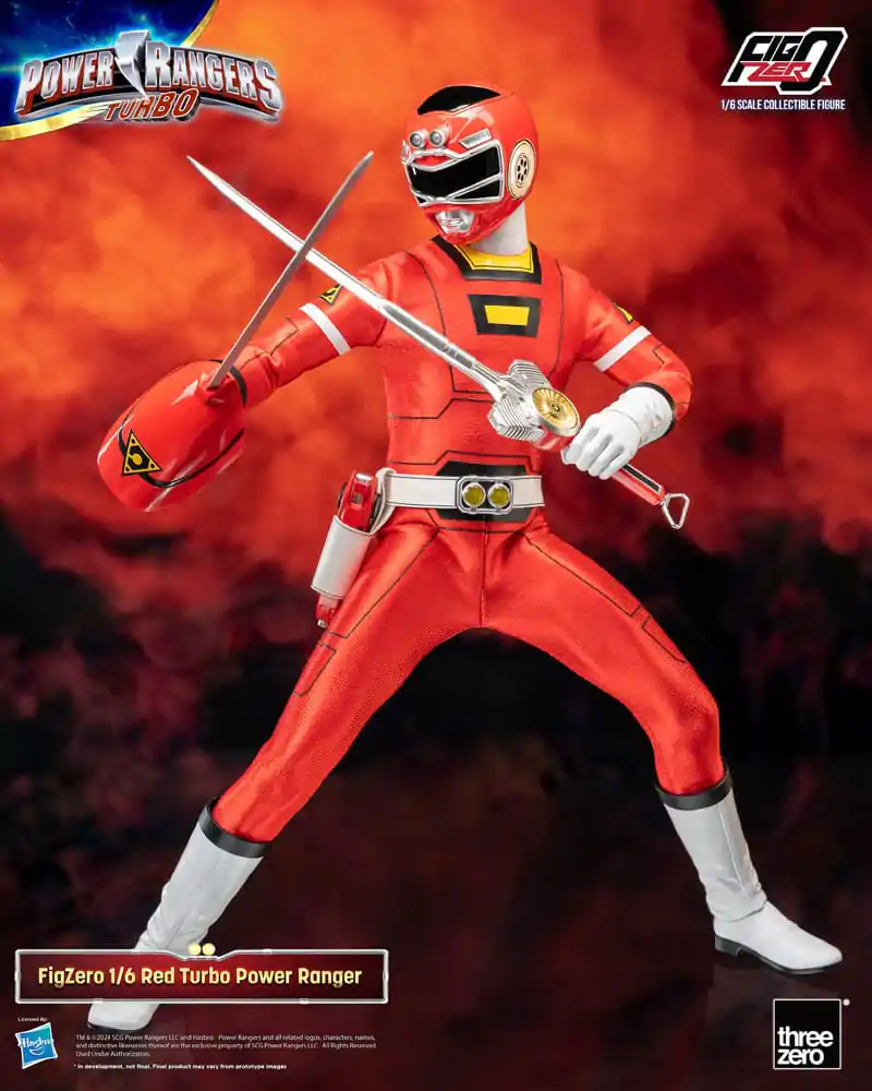 Power Rangers Turbo FigZero akcijska figura 1/6 Red Turbo Power Ranger 30 cm fotografija proizvoda
