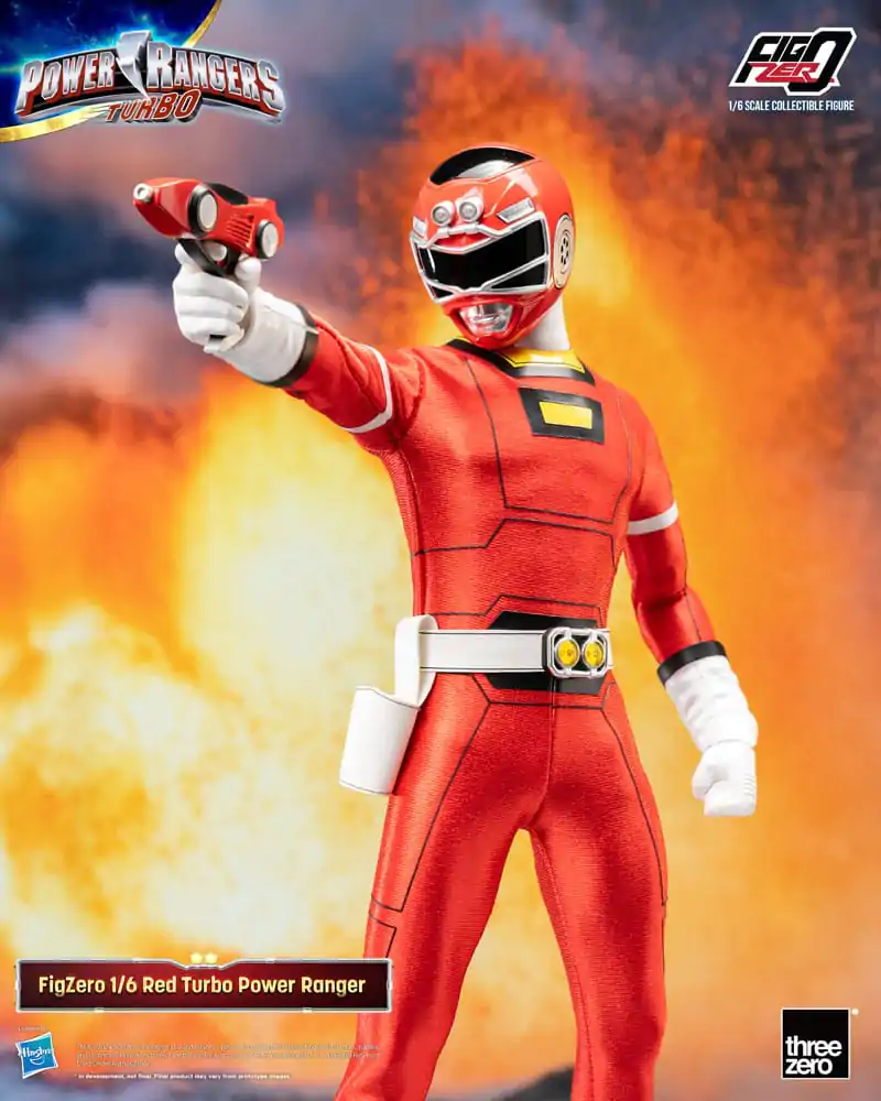 Power Rangers Turbo FigZero akcijska figura 1/6 Red Turbo Power Ranger 30 cm fotografija proizvoda