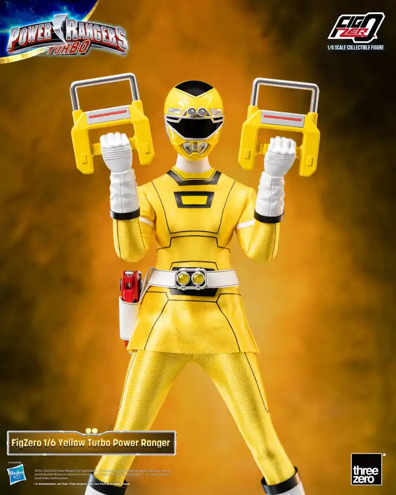 Power Rangers Turbo FigZero akcijska figura 1/6 Yellow Turbo Power Ranger 30 cm fotografija proizvoda