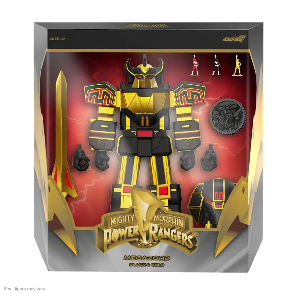 Power Rangers Ultimates akcijska figura Megazord (Black/Gold) 18 cm fotografija proizvoda