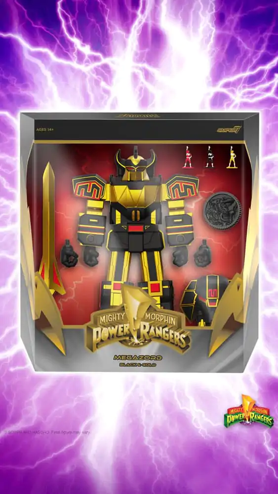 Power Rangers Ultimates akcijska figura Megazord (Black/Gold) 18 cm fotografija proizvoda