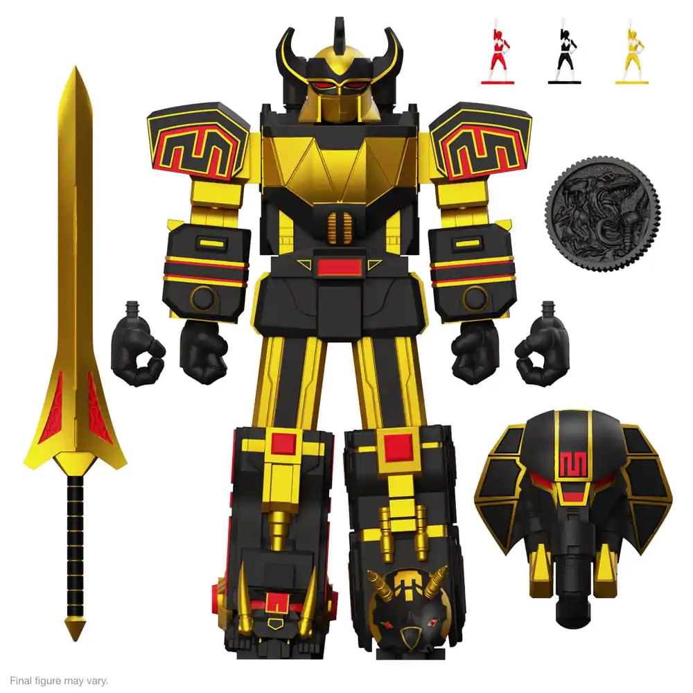 Power Rangers Ultimates akcijska figura Megazord (Black/Gold) 18 cm fotografija proizvoda