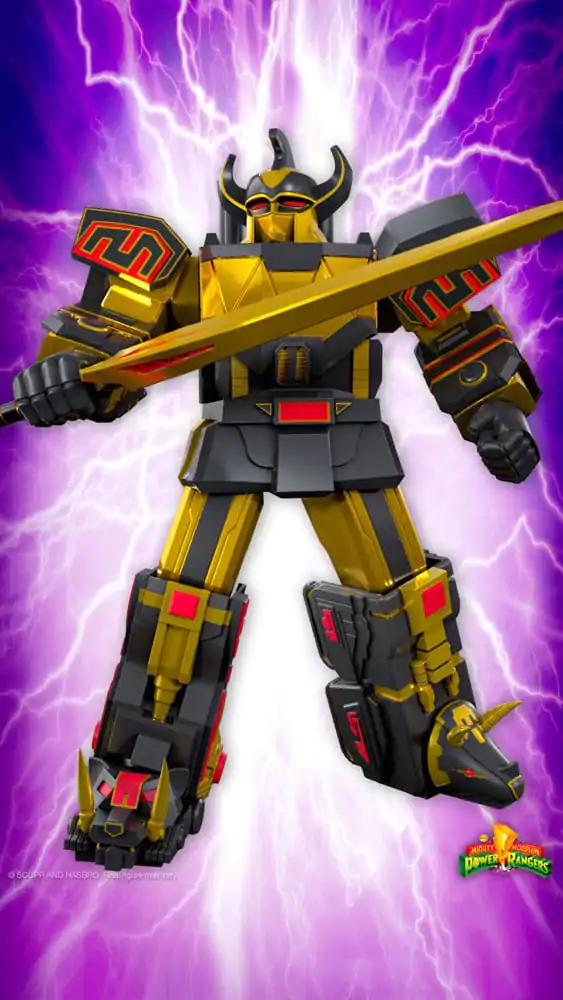 Power Rangers Ultimates akcijska figura Megazord (Black/Gold) 18 cm fotografija proizvoda