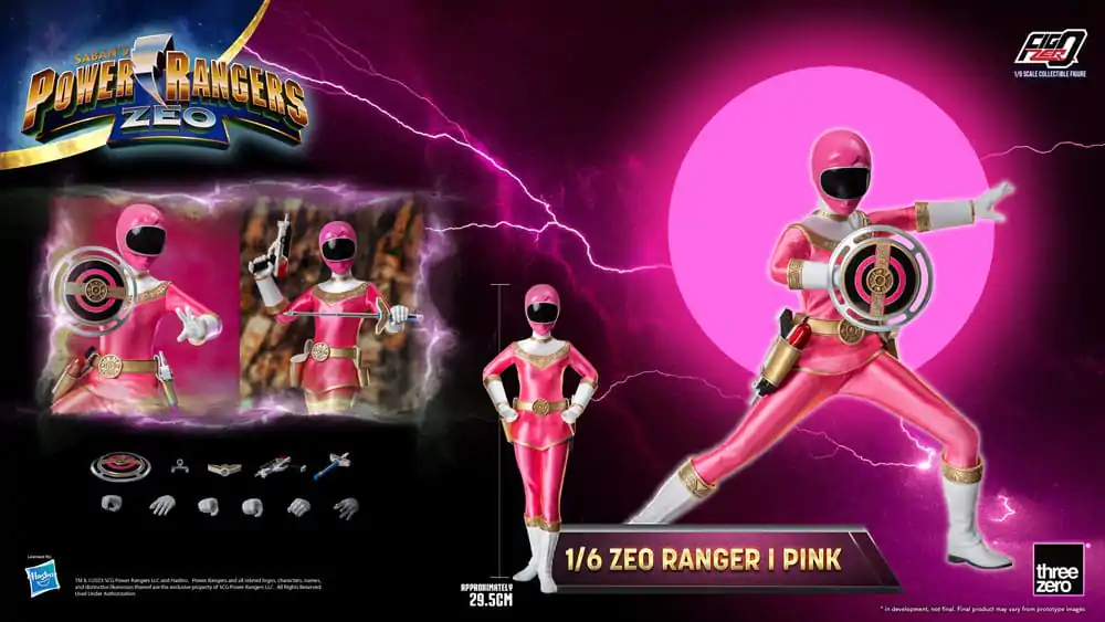 Power Rangers Zeo FigZero akcijska figura 1/6 Ranger I Pink 30 cm fotografija proizvoda
