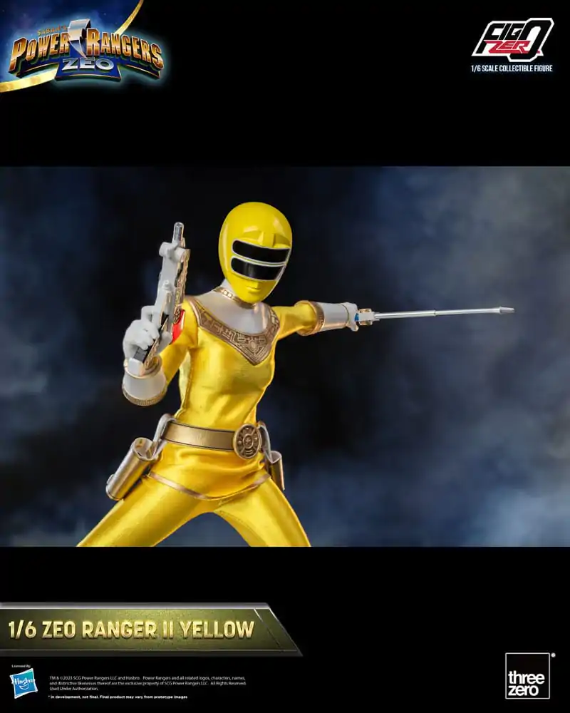 Power Rangers Zeo FigZero akcijska figura 1/6 Ranger II Yellow 30 cm fotografija proizvoda