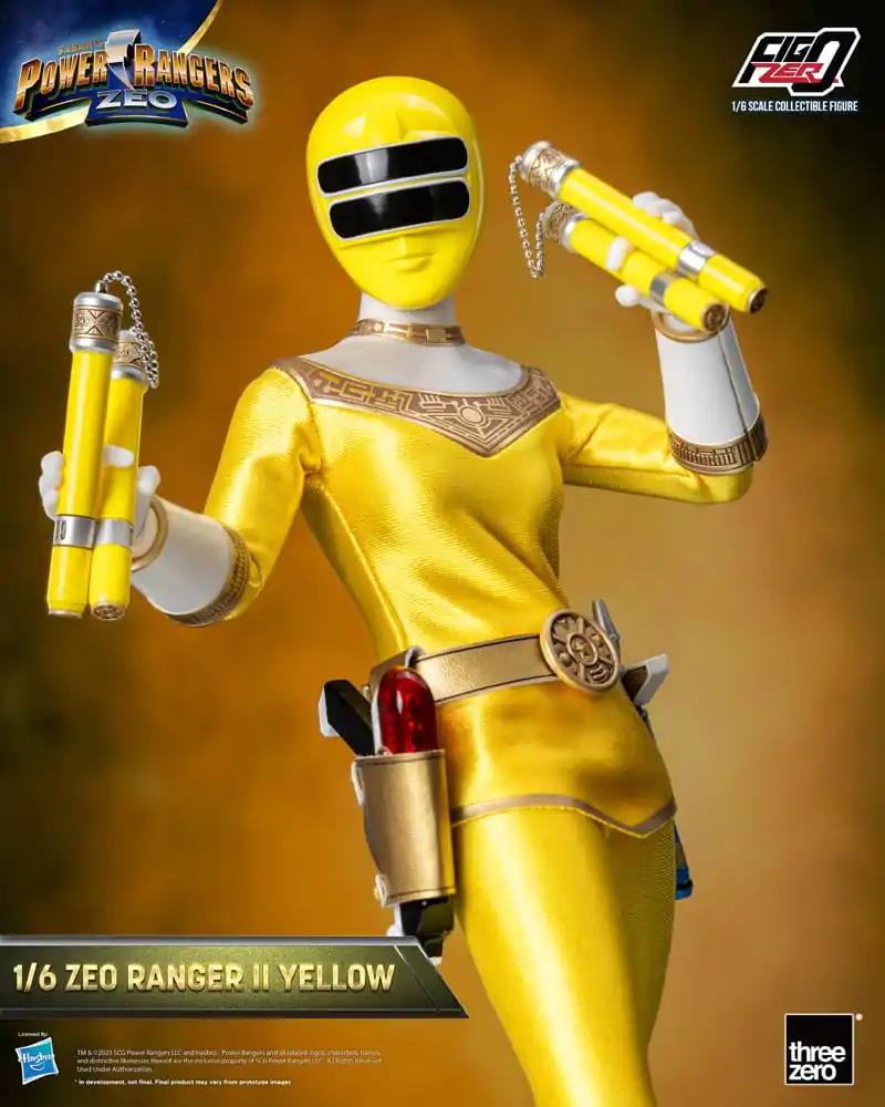 Power Rangers Zeo FigZero akcijska figura 1/6 Ranger II Yellow 30 cm fotografija proizvoda