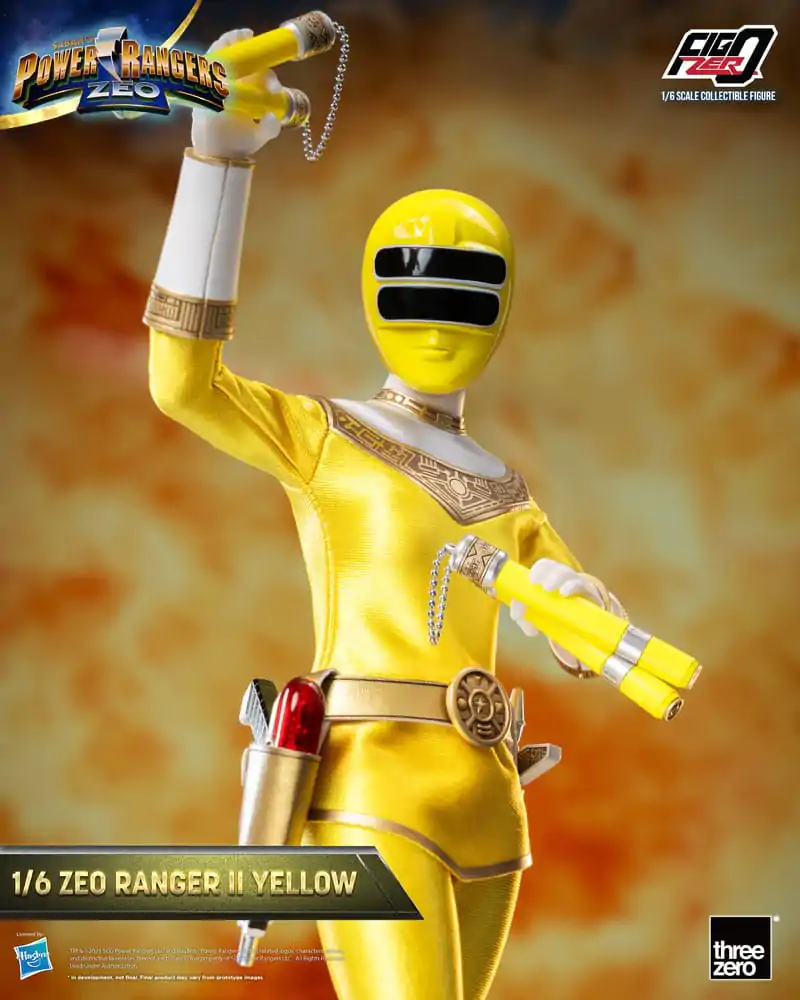 Power Rangers Zeo FigZero akcijska figura 1/6 Ranger II Yellow 30 cm fotografija proizvoda