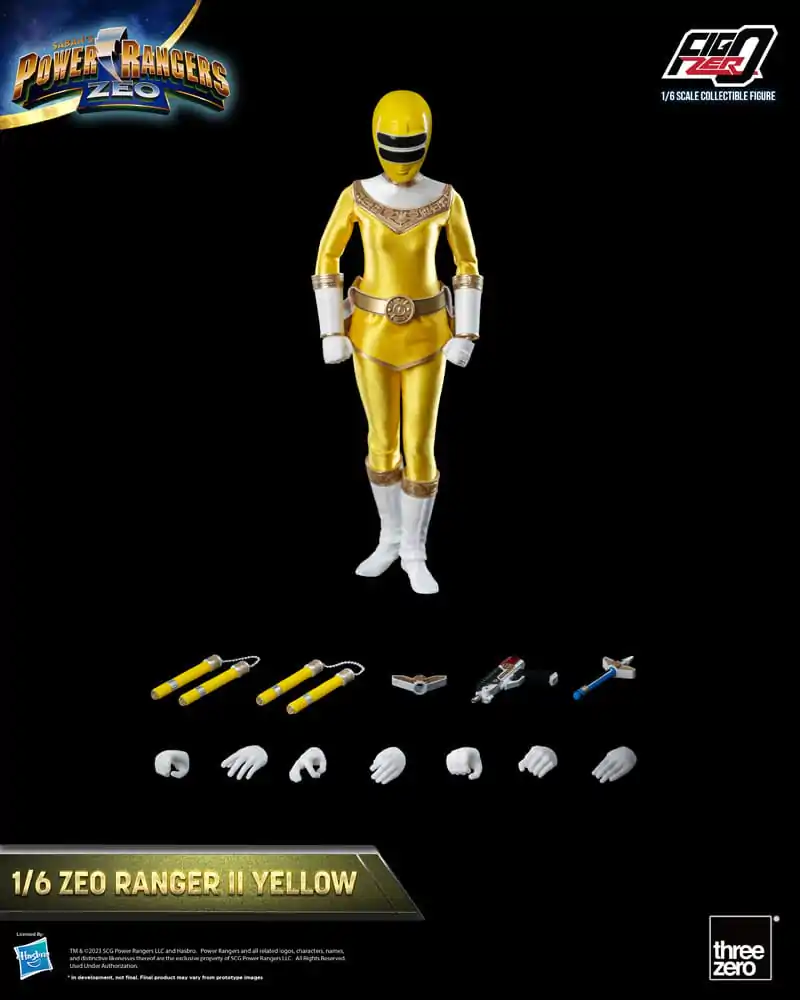 Power Rangers Zeo FigZero akcijska figura 1/6 Ranger II Yellow 30 cm fotografija proizvoda