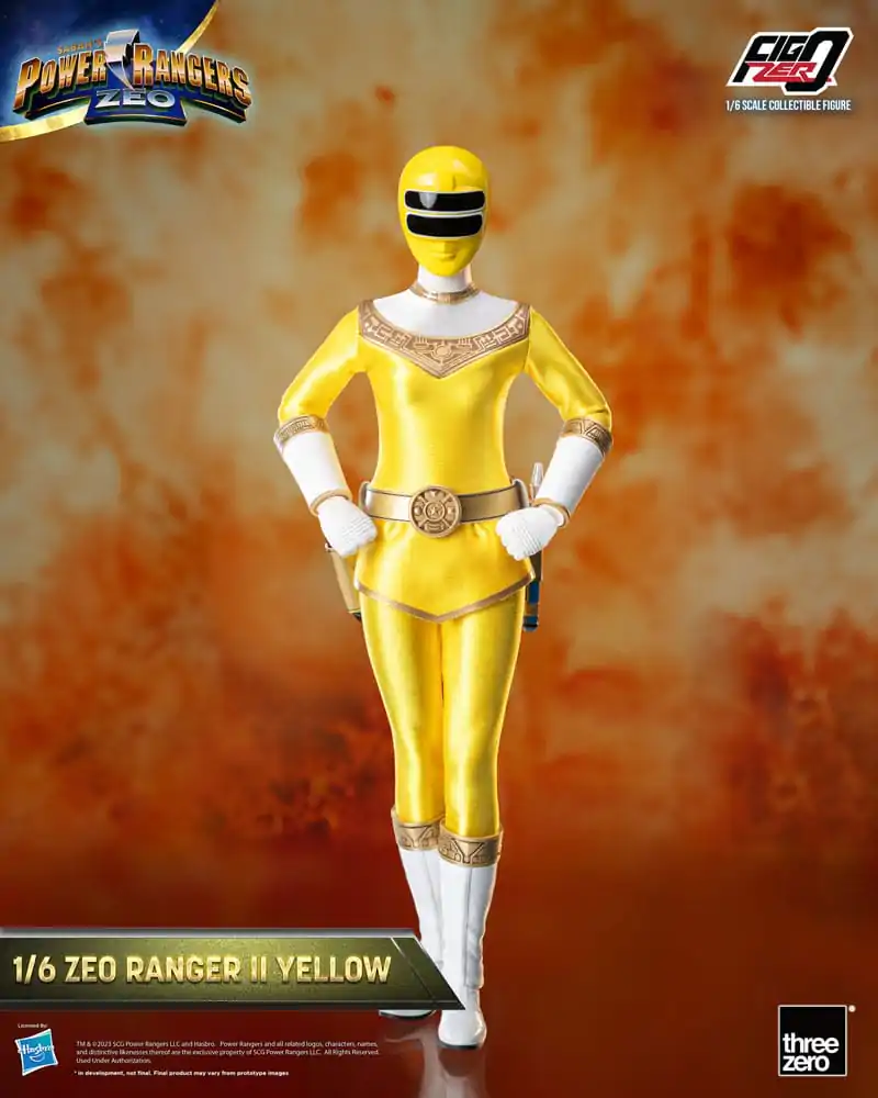 Power Rangers Zeo FigZero akcijska figura 1/6 Ranger II Yellow 30 cm fotografija proizvoda