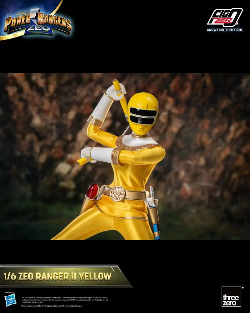 Power Rangers Zeo FigZero akcijska figura 1/6 Ranger II Yellow 30 cm fotografija proizvoda