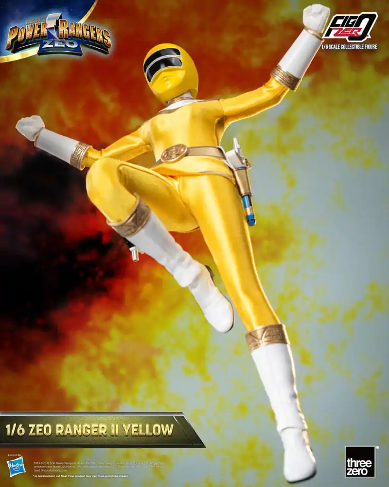 Power Rangers Zeo FigZero akcijska figura 1/6 Ranger II Yellow 30 cm fotografija proizvoda