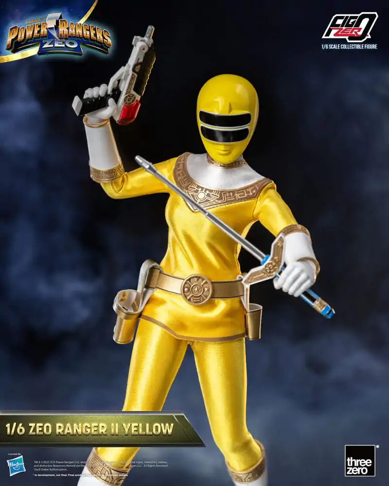 Power Rangers Zeo FigZero akcijska figura 1/6 Ranger II Yellow 30 cm fotografija proizvoda