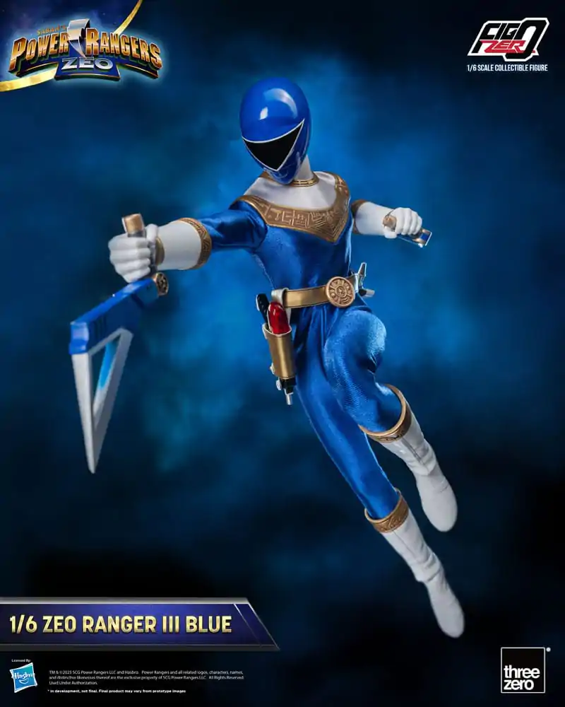 Power Rangers Zeo FigZero akcijska figura 1/6 Ranger III Blue 30 cm fotografija proizvoda