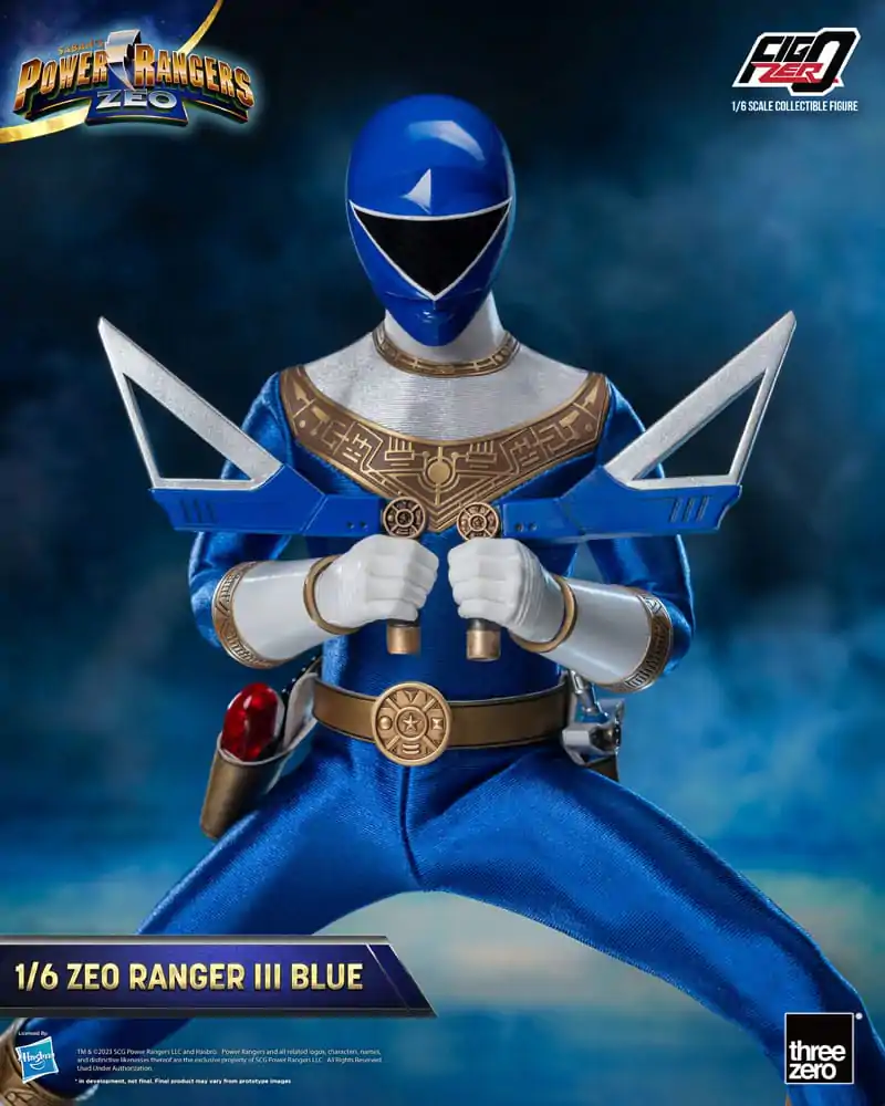 Power Rangers Zeo FigZero akcijska figura 1/6 Ranger III Blue 30 cm fotografija proizvoda